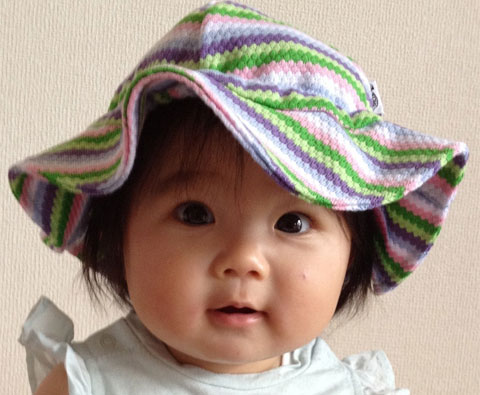 UVカットベビーハット